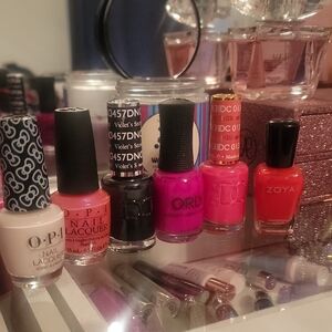 OPI, ORLY, BND, ZOYA Bundle. BN. Pink, Purple, Red & White. Full sized bottles.